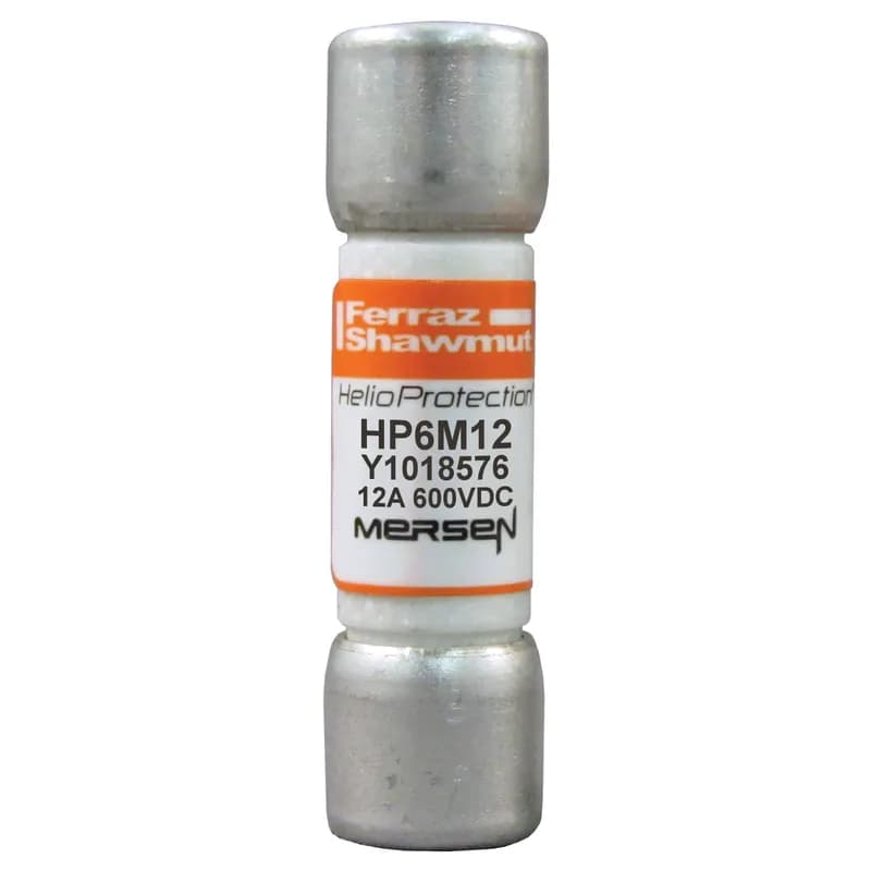 Photovoltaic fuse gPV 600VDC UL 12A With Ferrule For Clip