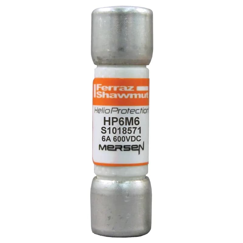 Photovoltaic fuse gPV 600VDC UL 6A With Ferrule For Clip