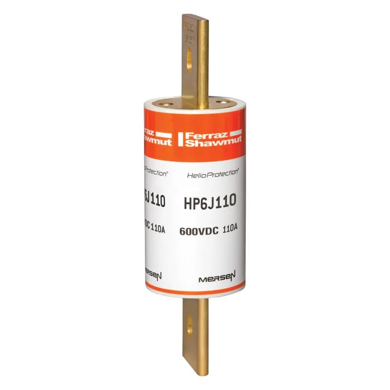 Mersen HP6J110 - Photovoltaic fuse gPV 600VDC UL 110A With Blade For Clip or Bolted