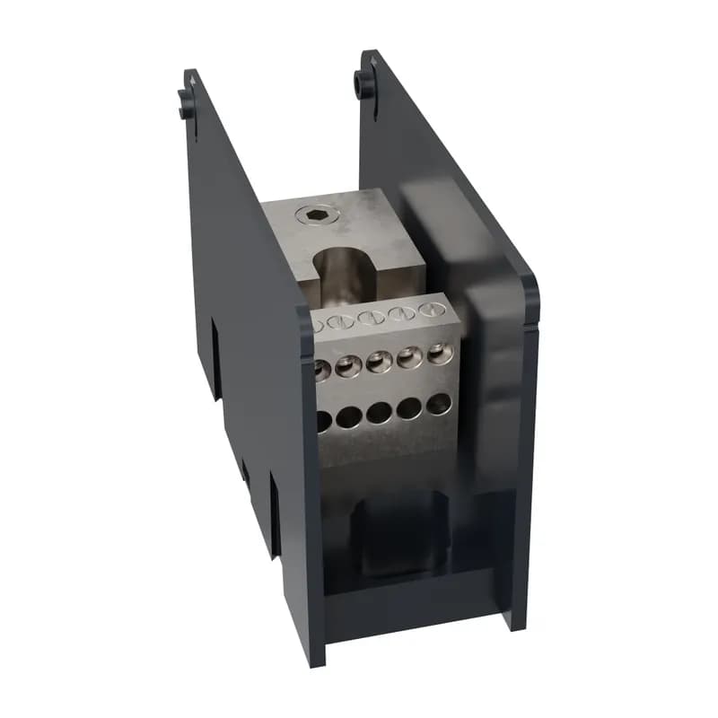 Open-Style PDB UL 1953 1000V 135A Tin-plated Aluminum - 175A 1-Pole 1 - 10 openings; 2/0-#14 --- #6-#14 Box to Box
