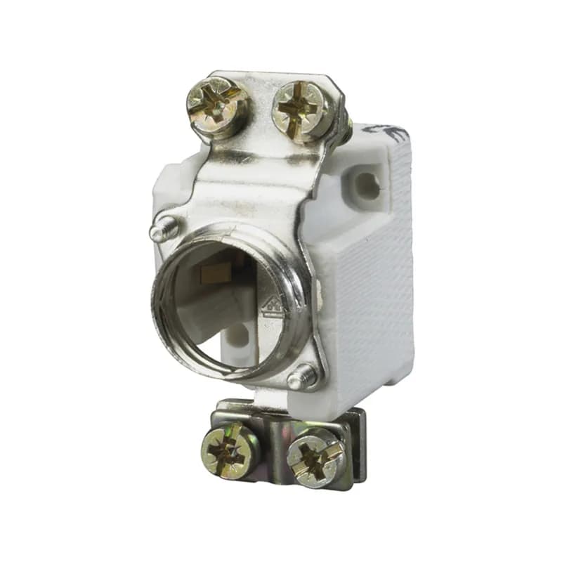 DIN Fuse base Neozed Size D02 400VAC 63A 1-Pole without touch protection Screw mounting Clamp Strap