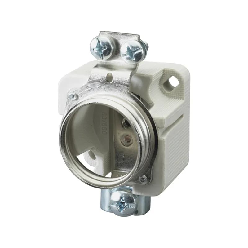 DIN Fuse base Size DIII 500VAC 500VDC 63A 1-Pole without touch protection Screw mounting