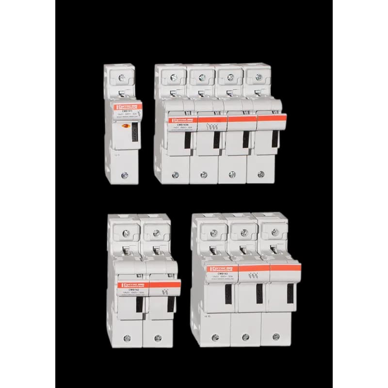 Fuse Holder Modulostar® Size 14x51 IEC 690VAC 690VDC 3-Pole+N With Visual Indicator Microswitch IP20