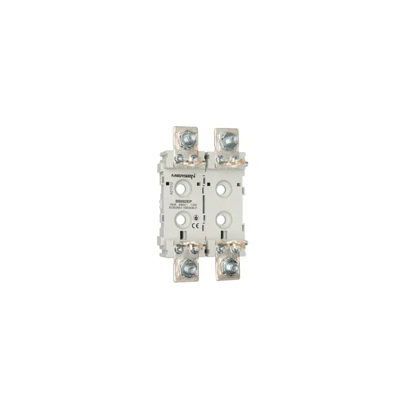 Mersen A217212 - NH plastic base Size NH00 1000VAC 1000VDC 160A 2-Pole Screw Connection Screw EP Type