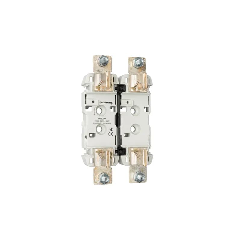 NH plastic base Size NH0 1000VAC 1000VDC 160A 2-Pole Screw Connection Screw PP Type