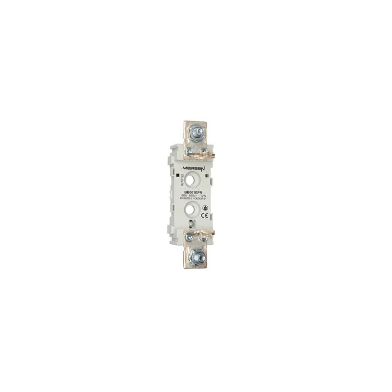 NH plastic base Size NH00 1000VAC 1000VDC 160A 1-Pole DIN Rail Connection Screw EP Type