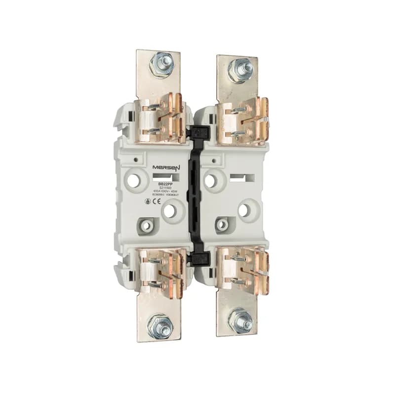 Mersen S211593 - NH plastic base Size NH2 1000VAC 1000VDC 400A 2-Pole Screw Connection Screw PP Type