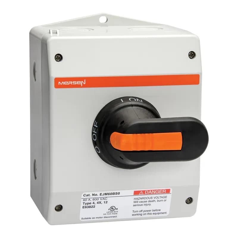 Enclosed Disconnect Switches 60A type NEMA 4X non-metallic