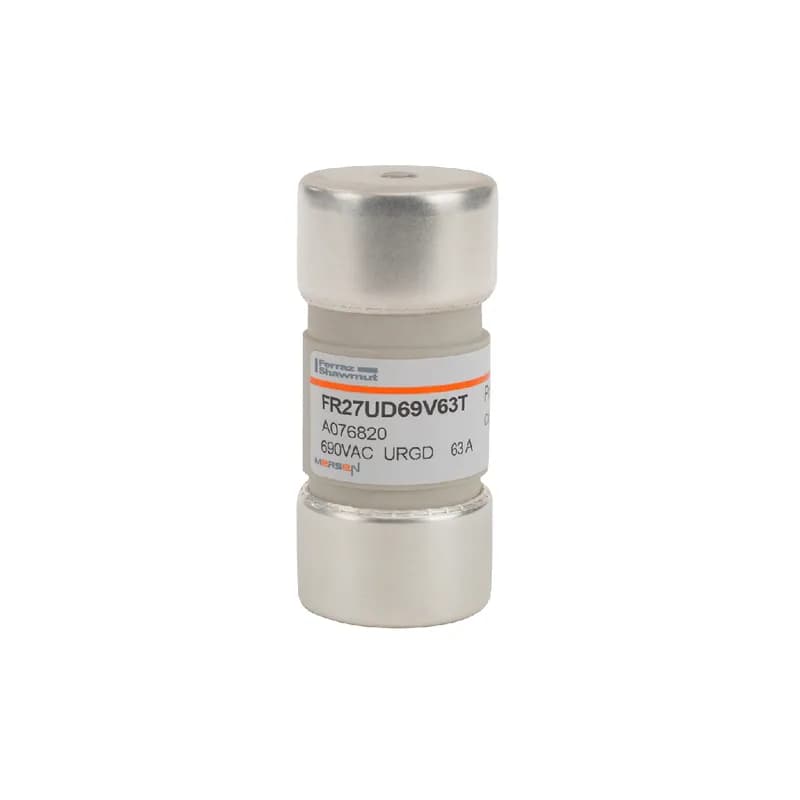 High-Speed Cylindrical Fuse Protistor® Size 27x60 aR 690VAC IEC 63A With Striker