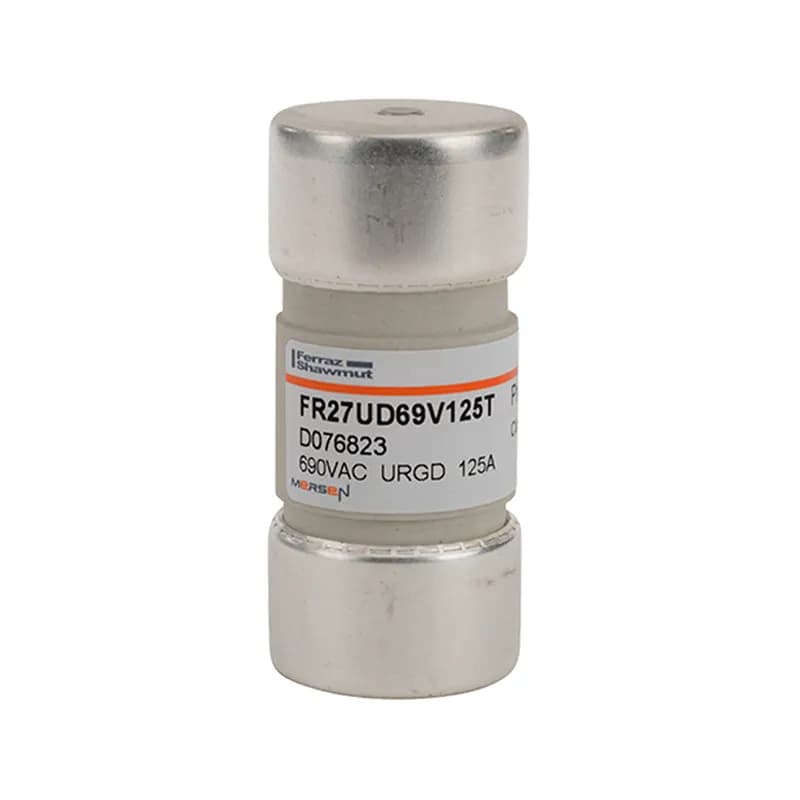 High-Speed Cylindrical Fuse Protistor® Size 27x60 aR 690VAC IEC 125A With Striker