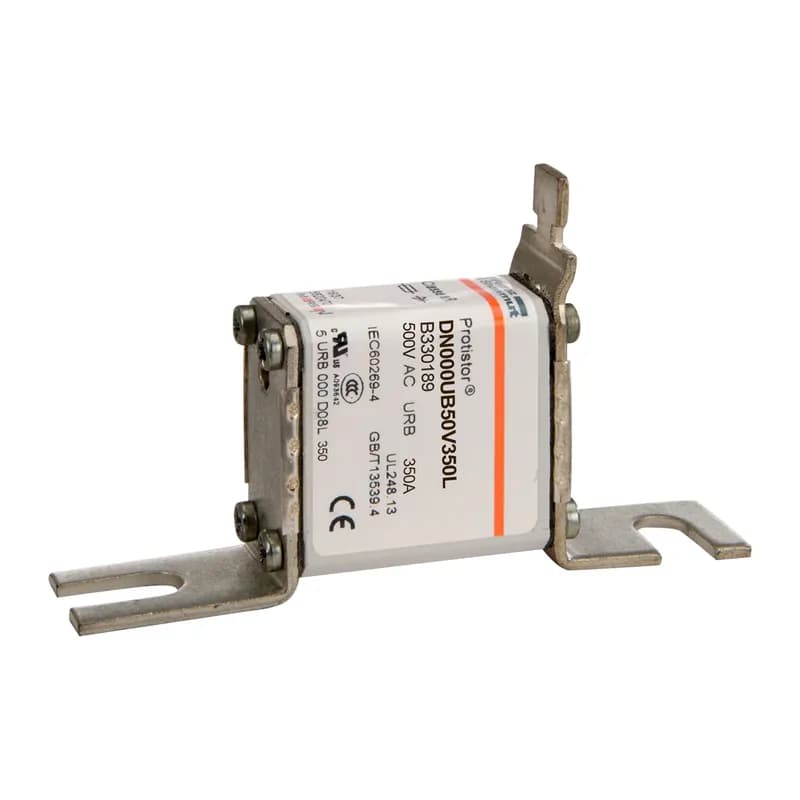 Square Body High-Speed Fuse Protistor® Size NH 000 aR 500VAC IEC 350A With Striker DIN 80 Blades