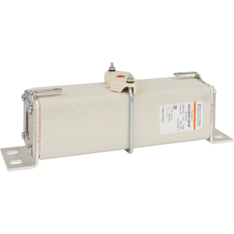 Square Body High-Speed Fuse Protistor® Size 302 gR (gRE) 2000VDC IEC 250A With Striker L Brackets