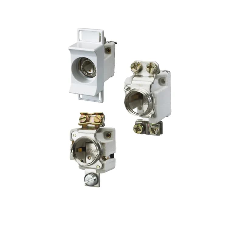 DIN Fuse base Neozed Size D03 400VAC 100A 1-Pole with touch prot. DIN Rail mounting Cage Clamp / Screw