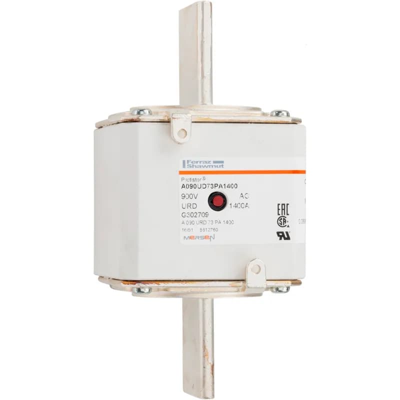 Square Body High-Speed Fuse Protistor® Size 73 aR 850VAC IEC 900VAC UL 1400A With Striker Plain Blades