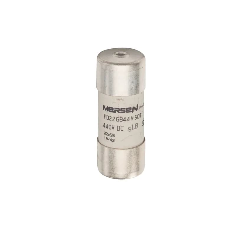 High-Speed Cylindrical Fuse Protistor® Size 22x58 gLB 440VDC IEC 50A With Striker