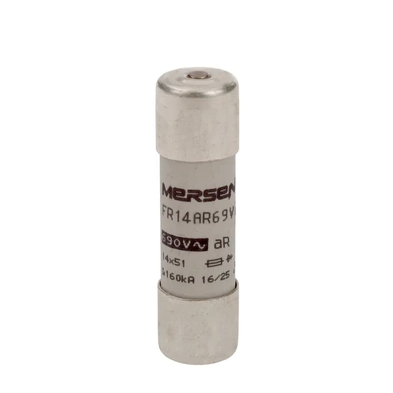 High-Speed Cylindrical Fuse Protistor® Size 14x51 aR 690VAC IEC 6A With Striker