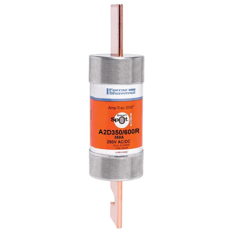 Mersen A2D350/600R - Reducer Fuse A2D-R - Class RK1 - Time-Delay 250VAC 250VDC 350A Blade SmartSpot® Amp-Trap 2000®