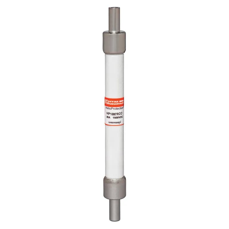 Mersen HP15M7RCC-B - Photovoltaic fuse gPV 1500VDC IEC 1500VDC UL Size 10x85 7A With Crimp Cap For Crimp 50 Pack