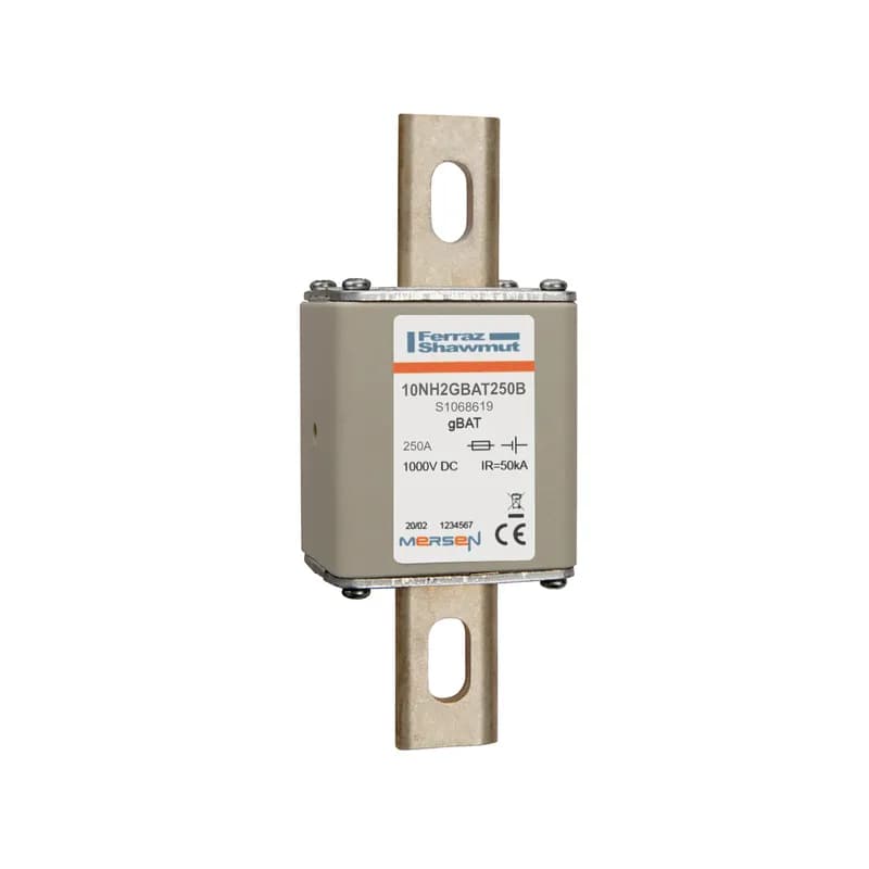 Fuse-link gBAT 1000VDC Size NH2 250A With DIN Type Blades For Direct Mount