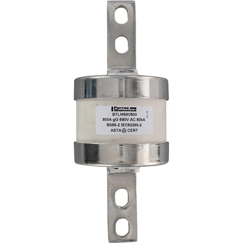 British Standard fuse-link IEC BS88 gG Type C3 690VAC 69V800A BTLM Central Bolted Tag