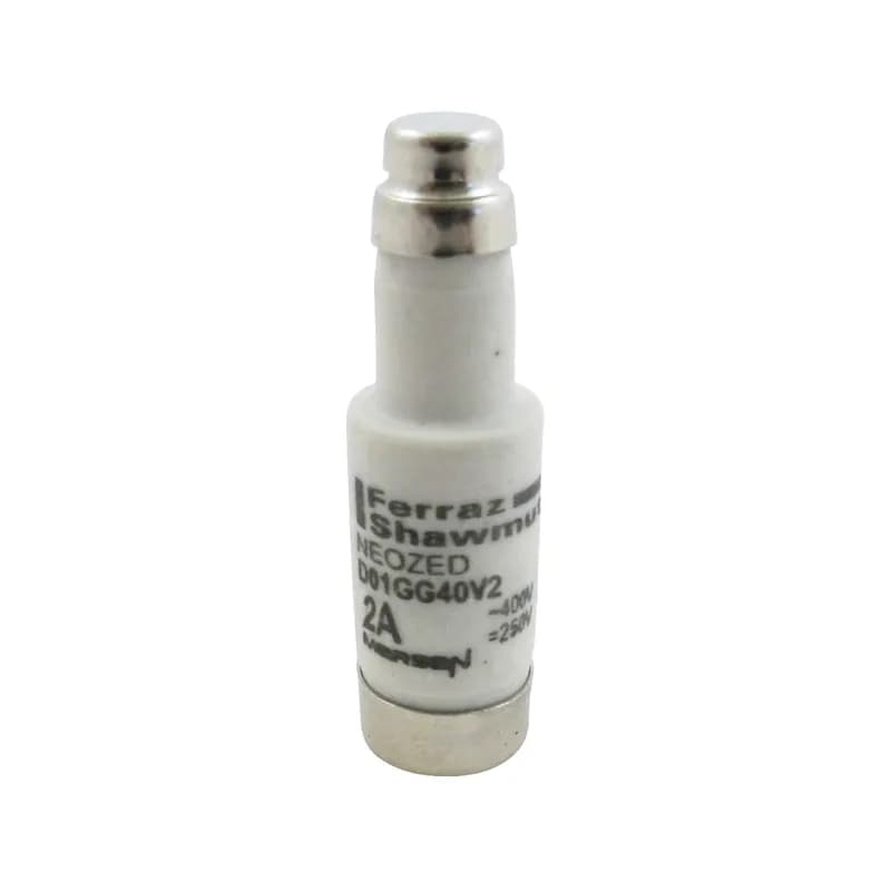 Mersen T214676J - DIN D0 Fuse-link Neozed gG Size D01 400VAC 250VDC 2A Color code Pink Packaging quantity 10