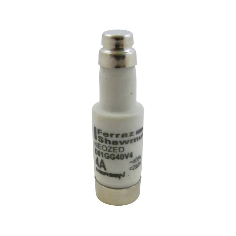 Mersen W200809J - DIN D0 Fuse-link Neozed gG Size D01 400VAC 250VDC 4A Color code Brown Packaging quantity 10