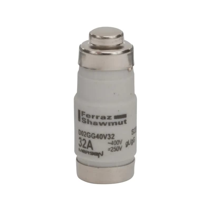 Mersen S227647J - DIN D0 Fuse-link Neozed gG Size D02 400VAC 250VDC 32A Color code Black Packaging quantity 10