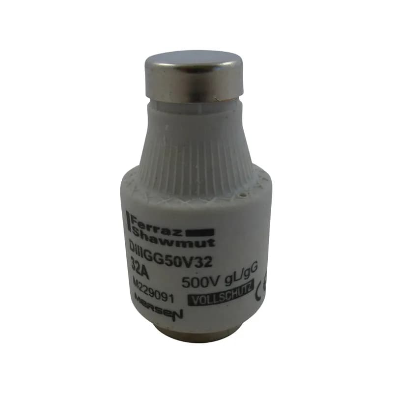 DIN D Fuse-link gG Size DII 500VAC 500VDC 32A Color code Black