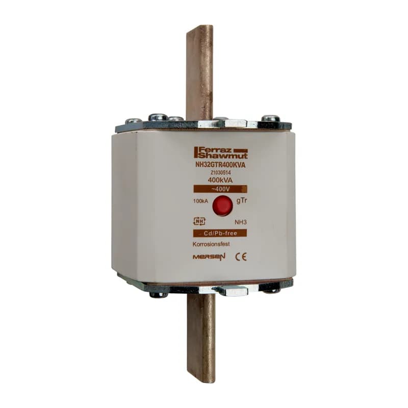 DIN NH Standard fuse-link gTr Size NH3 400VAC 577A 400KVA live tags Center indicator