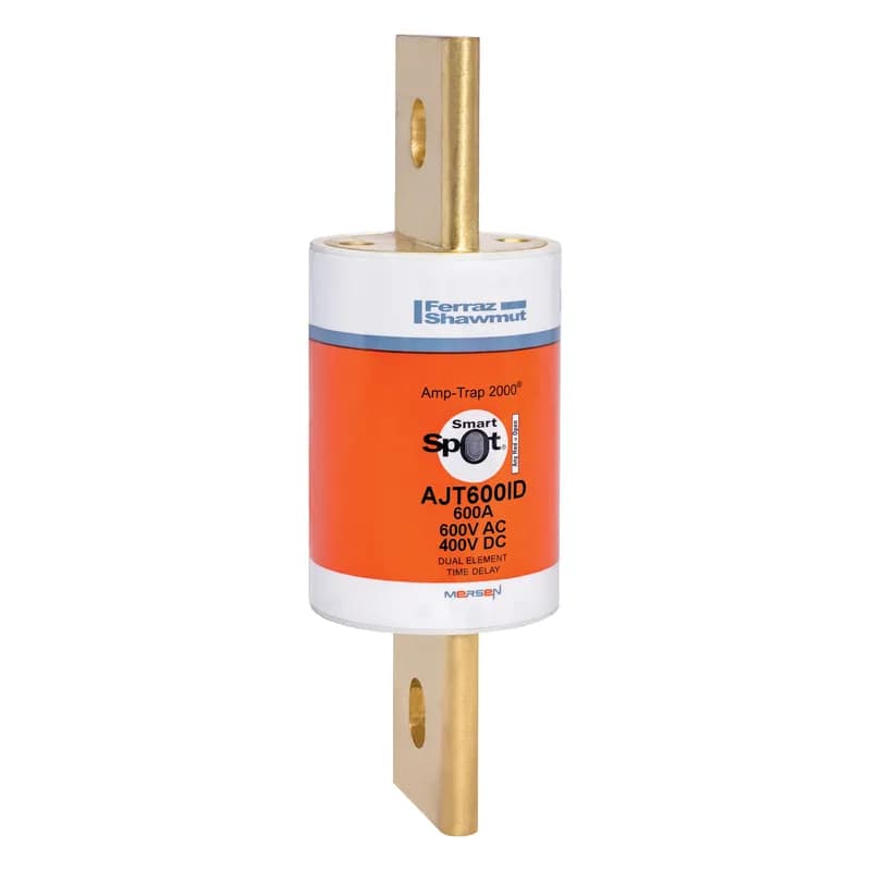 Mersen AJT600ID - Fuse AJT - Class J - Time-delay 600VAC 400VDC 600A Blade SmartSpot® Amp-Trap 2000®