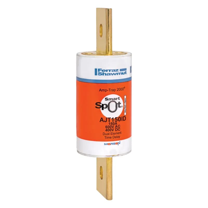 Mersen AJT150ID - Fuse AJT - Class J - Time-delay 600VAC 400VDC 150A Blade SmartSpot® Amp-Trap 2000®