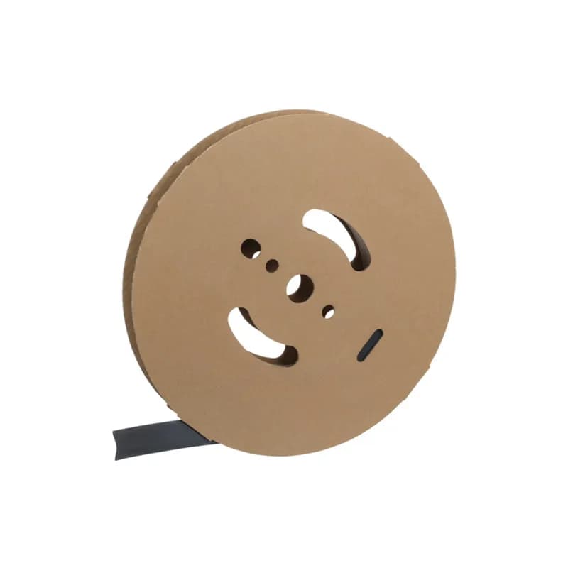 NSI Industries TWHS-750 - .750/ .375 Easy-Splice Thin Wall Tubing 100 Foot Spool Flexible flame-retardant, thin wall, general purpose heat shrinkable polyolefin tubing has a 2:1 shrink ratio. Used for electrical insulation, wire harness bundling, wire jacket marking and color coding, it also splices and makes functional terminations. Available in black, white, red, green, blue and clear. Standard packaging is either 6" lengths in blister boxes or in economical 25' spools. UL recognized to Standard 224. Black, white and colored thin wall tubing meet MIL-DTL-23053/5, Class 1. Clear meets MIL-DTL-23053/5, Class 2 and is not flame retardant. Rated 600 Volts, 125 C.