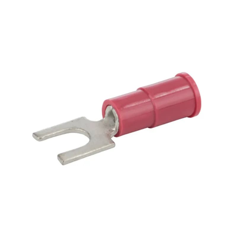 NSI Industries S22-8V-B - 22-18 AWG, # 8 Stud Vinyl Insulated Block Spade, 100 Per Pack
