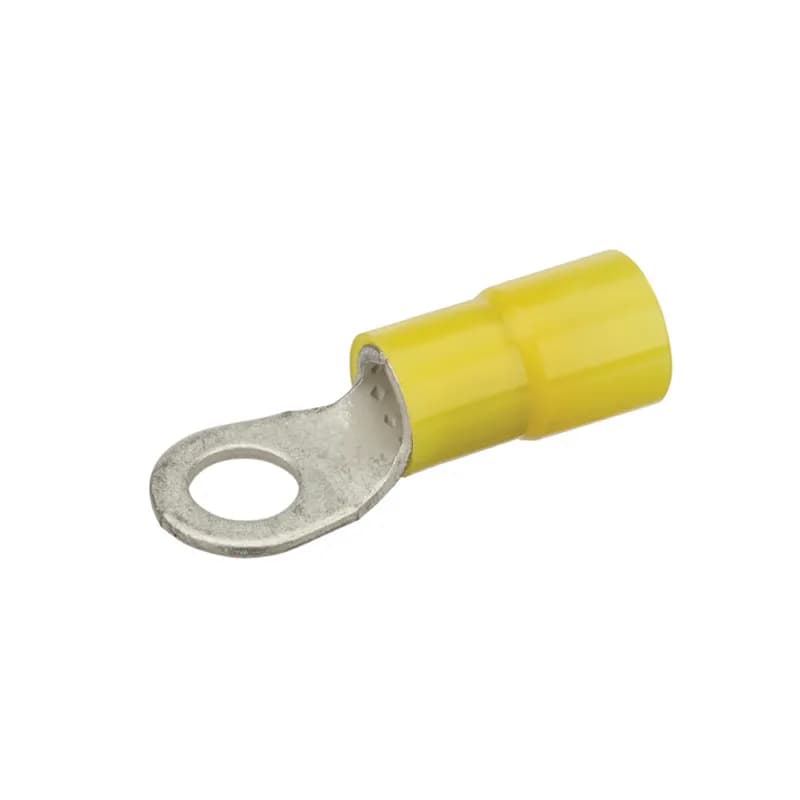 4 AWG Nylon Insulated Ring 3/8" Stud, 15 Per Pack