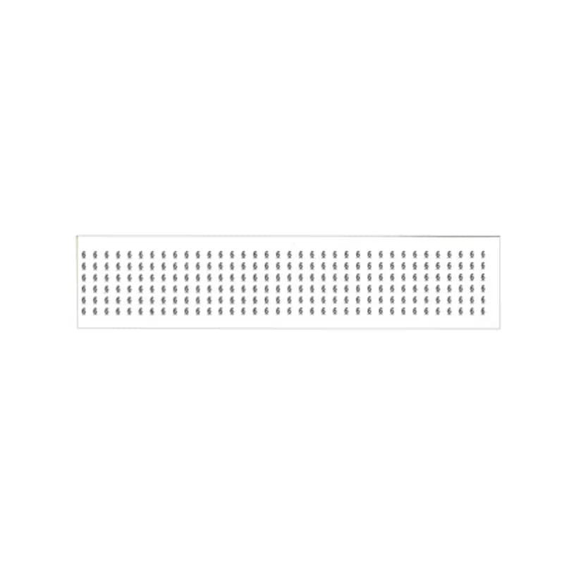 NSI Industries WMC-6 - Wire Marker Cards (#6) vinyl impregnated cloth markers 1.5" long