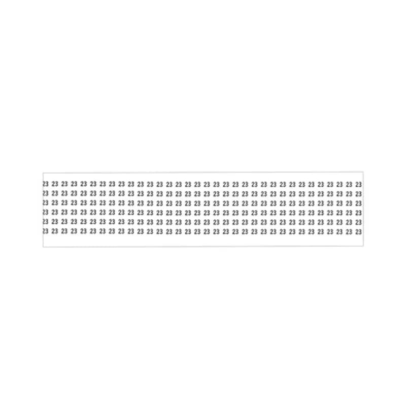 NSI Industries WMC-23 - Wire Marker Cards (#23) vinyl impregnated cloth markers 1.5" long