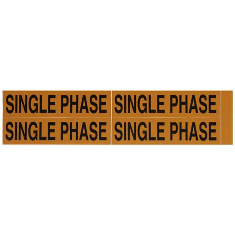 NSI Industries VM-B-30 - Voltage Markers Single Phase, 4ea. 4.5x1.125"