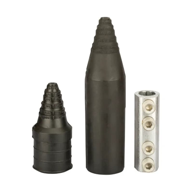 Easy-Splice Direct Burial Splice Kit with Rubber Cover 2/0 AWG - 500 MCM Direct Burial Splice Kits are dual-rated for use with copper and aluminum cable. These kits consist of an in-line mechanical set screw connector pre-filled with oxide inhibitor and an EPDM rubber insulating cover to ensure a watertight seal. Rated 600 Volts APPLICATIONS: Street lights, motor connection, irrigation systems, HVAC, outdoor lighting, and over wire nuts for a secure seal.