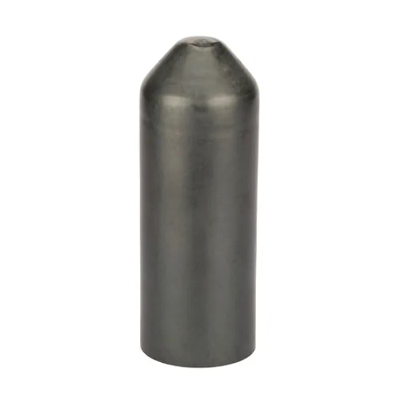 Easy-Splice Heat Shrinkable End Cap 4/0 AWG - 750 MCM These caps replace greases, tapes, epoxy, encapsulation, or dips. In most sizes, installation may be accomplished in less than one minute. Heat-shrinkable end caps provide for efficient and positive cable end sealing. Made of thermally stabilized polyolefin, the interior of the HSC is coated with a meltable sealant to assure a watertight seal, complete insulation, abrasion and corrosion resistance. Seals may be affected over lead, steel, aluminum, copper and all standard plastic and elastomeric insulating materials and conduit. HSC end sealing caps are qualified to ANSI C119.1-1986 and rated to ICEA electrical withstand test for 1,000 volts. HSC end sealing caps can be used as a live seal for cables carrying up to 1,000 volts. They can also be used as end seals for storing and pulling de-energized cable.