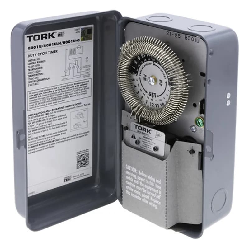 NSI Industries 8001U - 24 Hour Cycle Timer 20A 480V SPDT