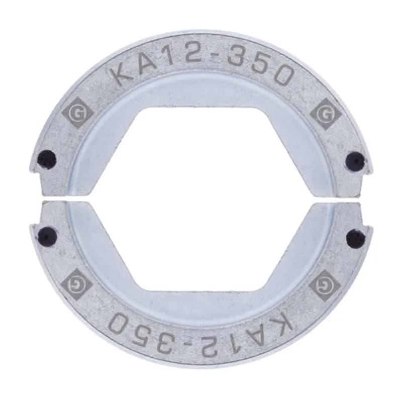 NSI Industries KA12-350 - U-Type Crimping Die 350 MCM Aluminum - Brown U-Shaped Crimping Dies are for use with the N1240 Crimping Tool and Other Tools.