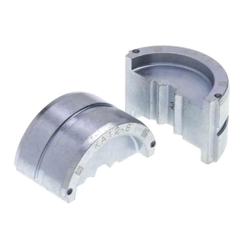 NSI Industries KA12-6 - U-Type Crimping Die #6 AWG Aluminum - Grey U-Shaped Crimping Dies are for use with the N1240 Crimping Tool and Other Tools.