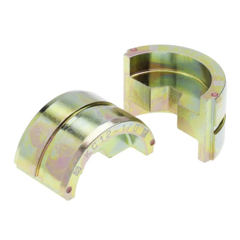 U-Type Die #1/0 AWG Copper, 1 Pair, Pink