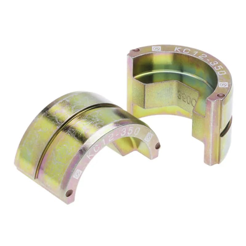 U-Type Die 350 MCM Copper, 1 Pair, Red