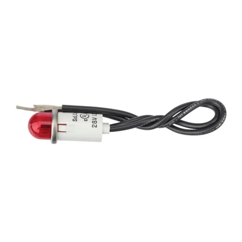 NSI Industries 79900LW - Red Polycarbonate 28V Indicator Light