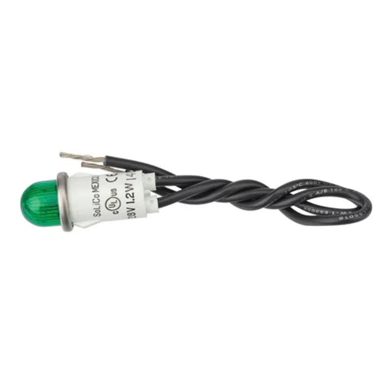 NSI Industries 79901LW - Green Polycarbonate 28V Indicator Light