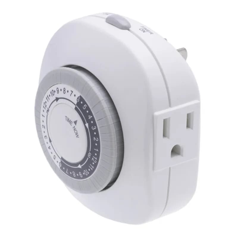 NSI Industries 405B - The TORK 405B Easy-Set 24-hour indoor mechanical plug-in lighting and appliance timer feature two grounded outlets and a tab programming system. Automate your home or office in a looping daily schedule using the simple timer buttons to schedule on/off times in 30-minute increments. Designed for applications including lamps, lights, televisions, small appliances and more.