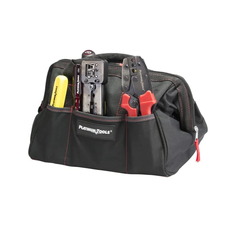 NSI Industries 4006 - Big Mouth Canvas Tool Bag, 12.75" x 8.75" x 8"., 849160008019
