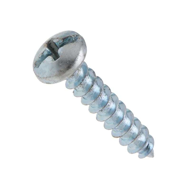 #10 x 1-3/4 Pan Head Combo Drive Tapping Screw Steel Zinc