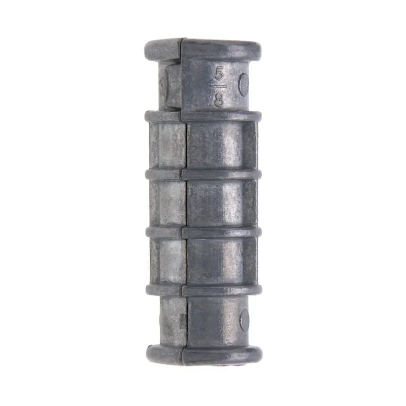 Short Lag Screw Shield, 3/4 in. Size, 1/2 in. diameter, 2 in. length, Die Cast Alloy material, Zinc finish, 25 per pack